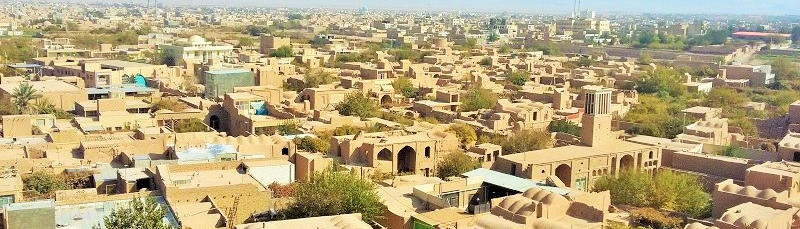 Meybod, eine wichtige industrielle und historische Stadt in der Provinz Yazd.